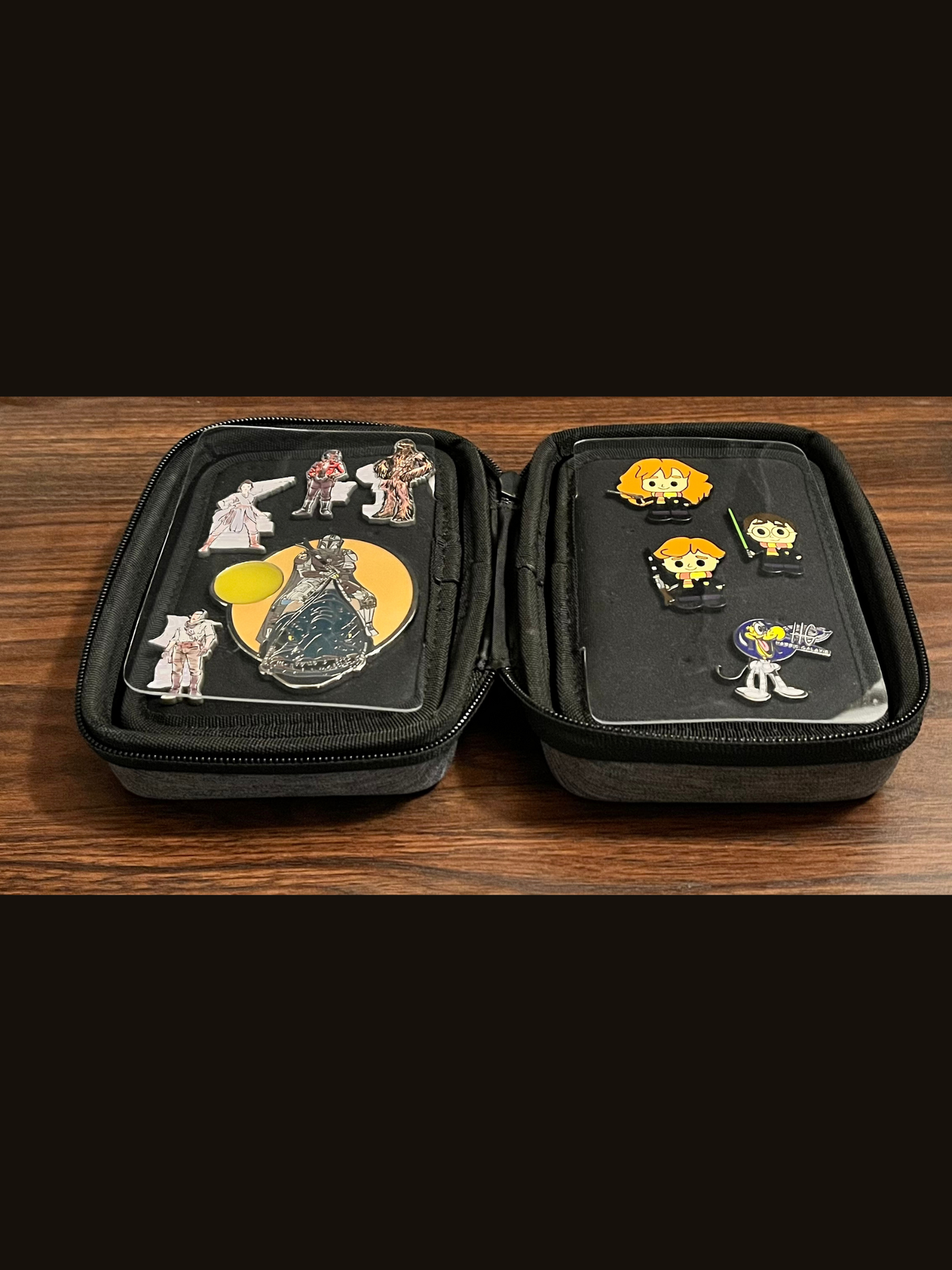 Enamel Pin Display for Cute Enamel Pins (Grey Hard Cover)