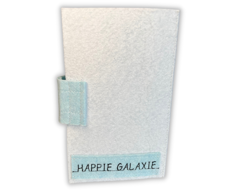Premium SKY Felt Pin Book (White Cover)