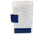 Premium BLUE Felt Pin Book (White Cover)