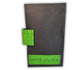 Premium BLACK/GREEN Felt Pin Book (Black Cover)