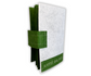 Premium GREEN Felt Pin Book (White Cover)